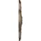 Ekena Millwork Bonetti Ceiling Medallion (Fits Canopies up to 5 1/8"), Hand-Painted Warm Silver, 20"OD x 1 3/4"P CM20BOWSS - alternate 2